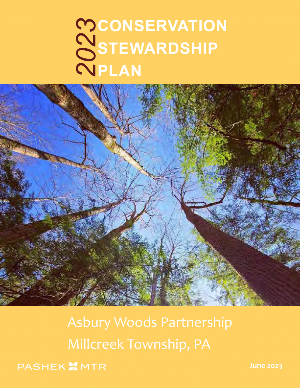Adoption of Conservation and Stewardship Plan Asbury Woods