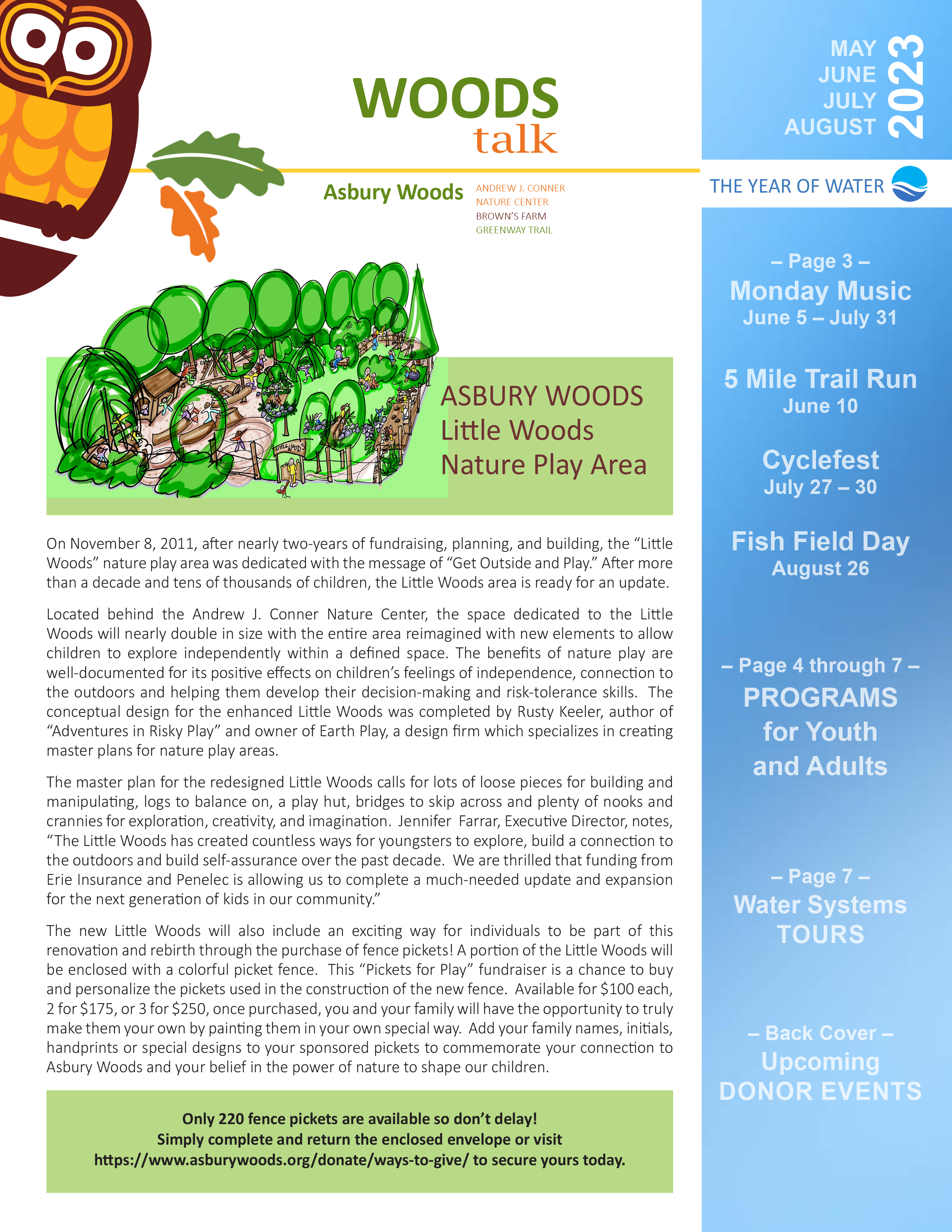 Newsletter Asbury Woods