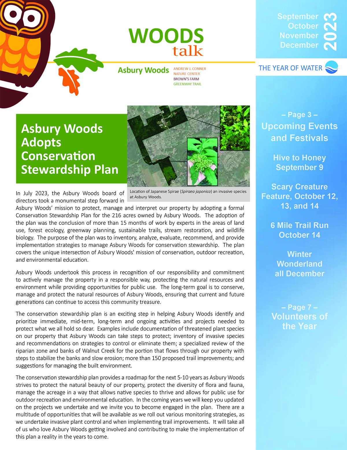 Newsletter Sept through Dec Cover