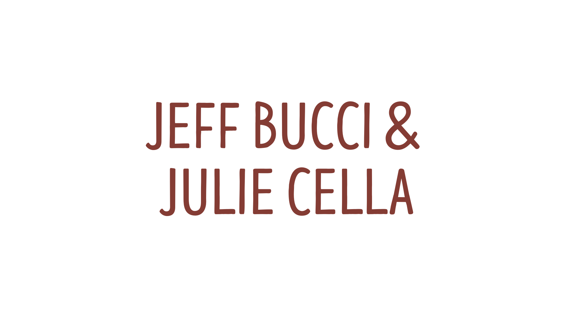 BIRCH Jeff Bucci and Julie Cella