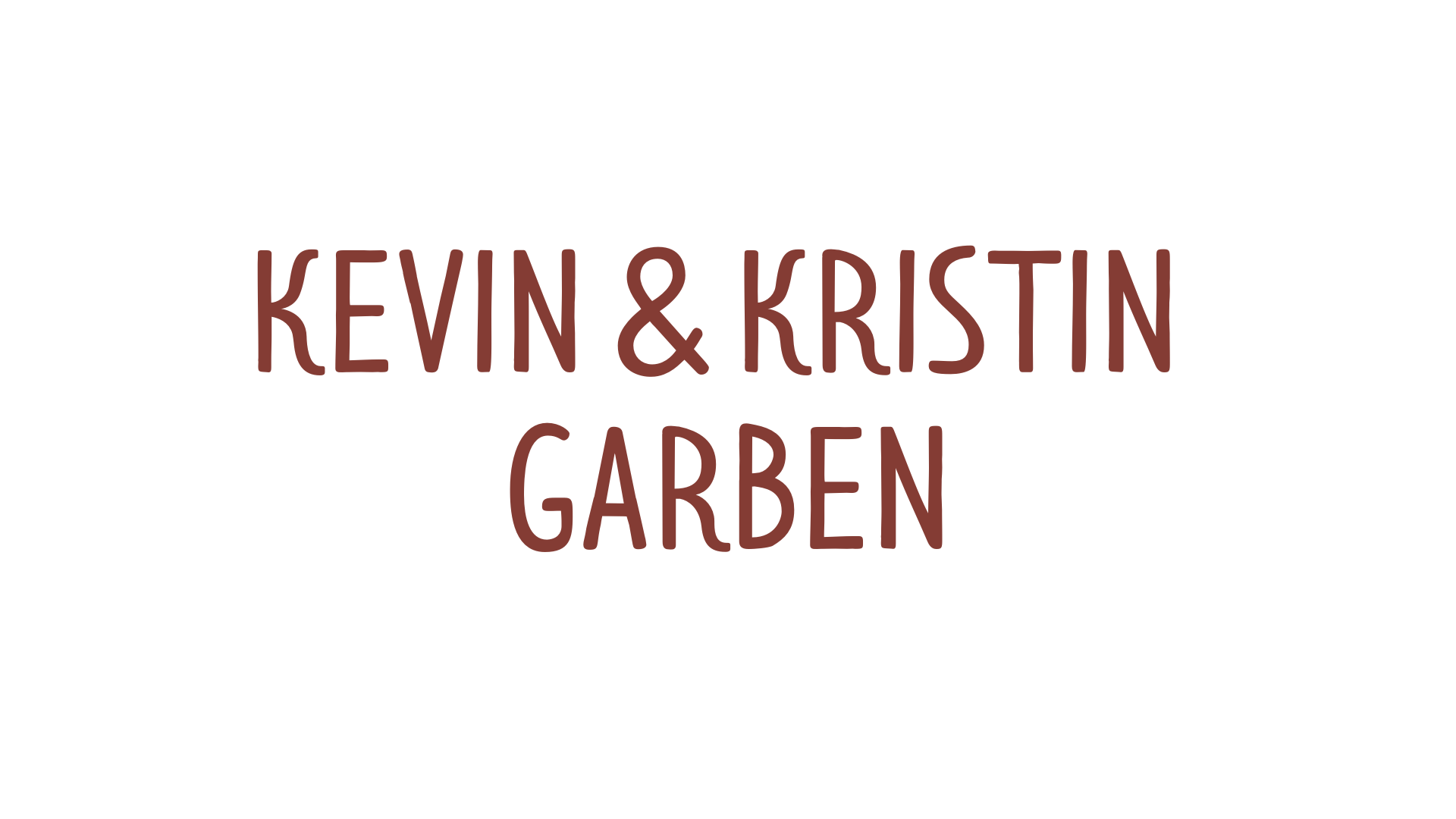 BIRCH Kevin and Kritin Garben