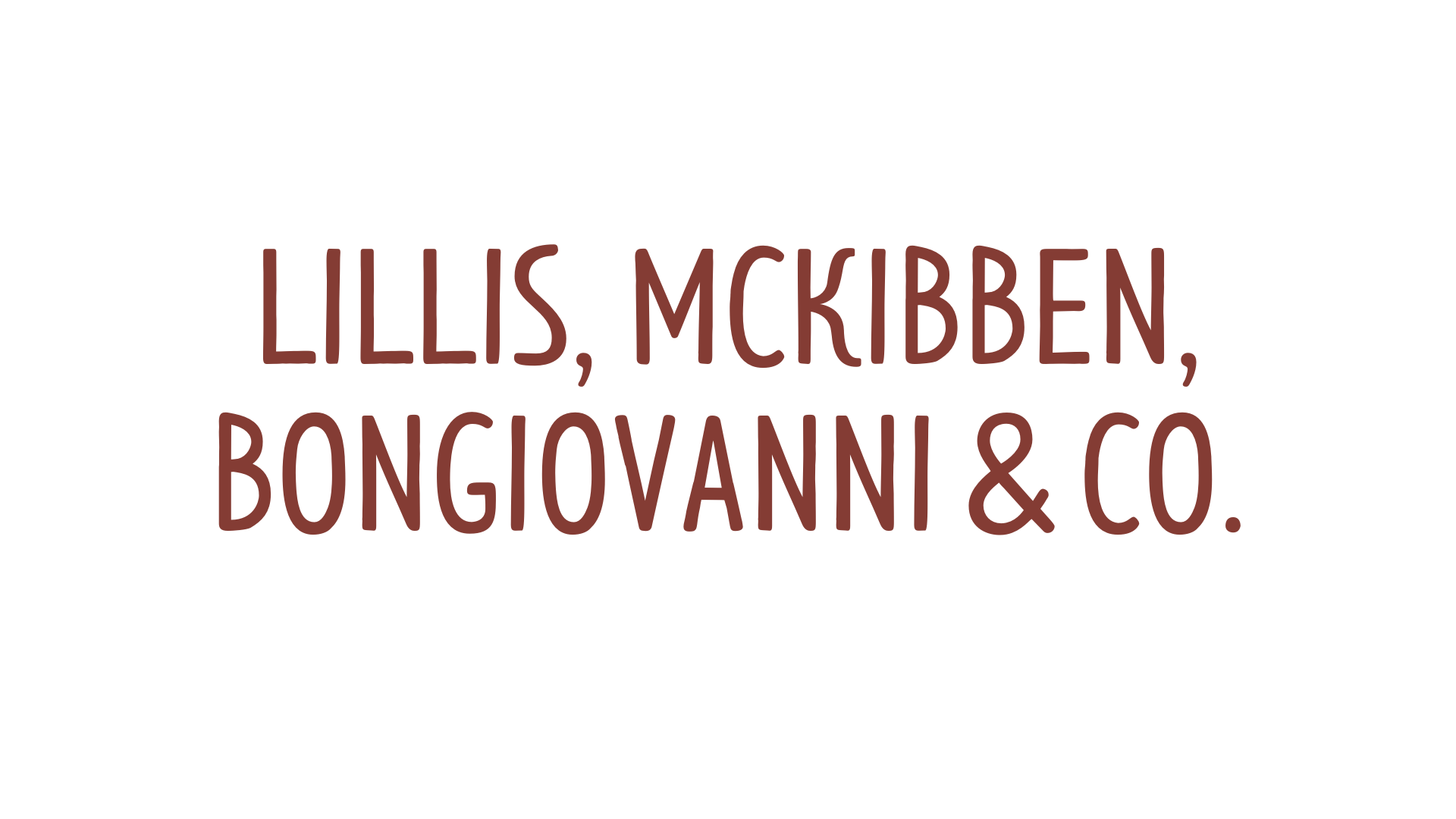 BIRCH Lillis McKibben Bongiovanni