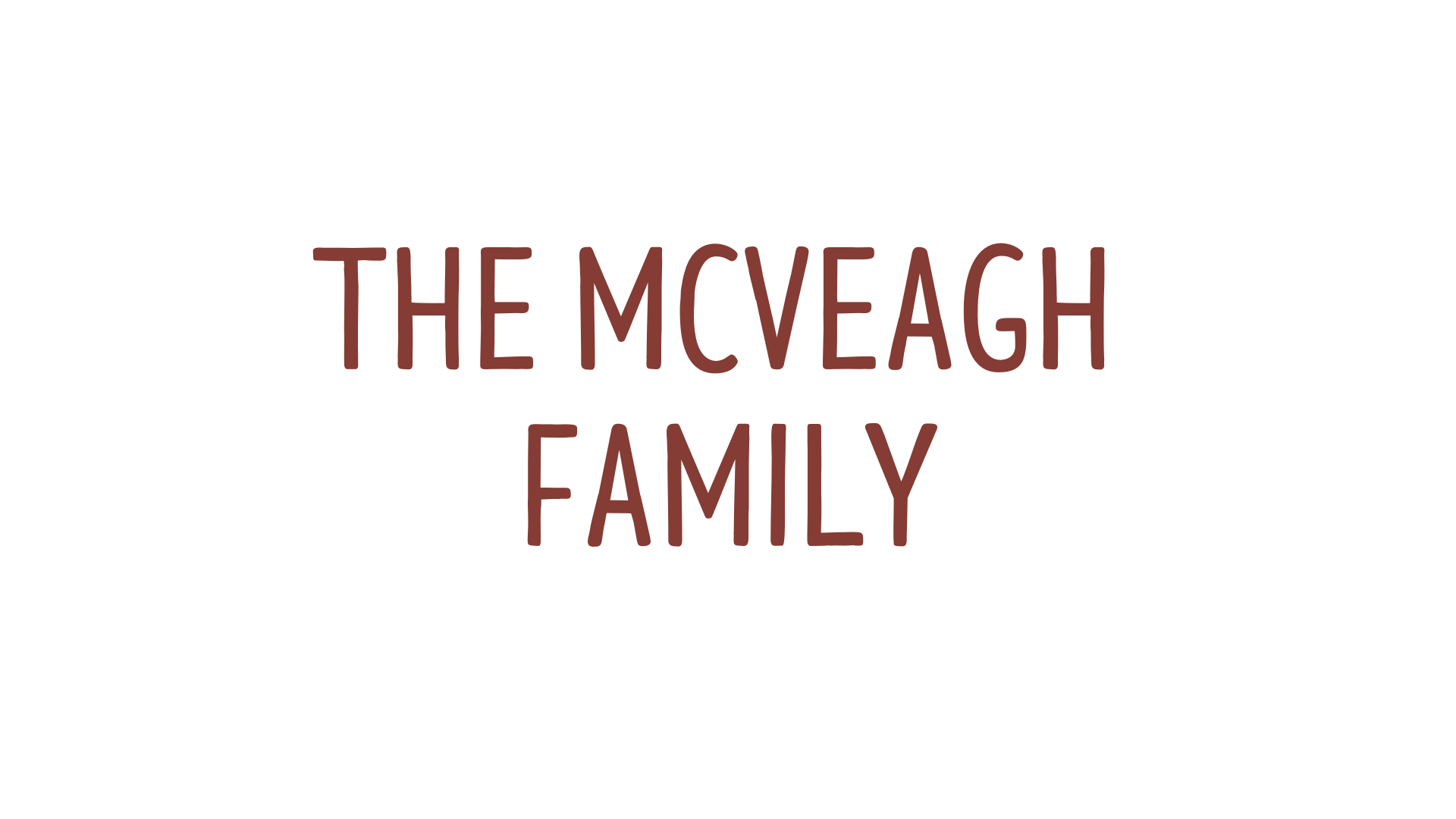 BIRCH McVeagh Family