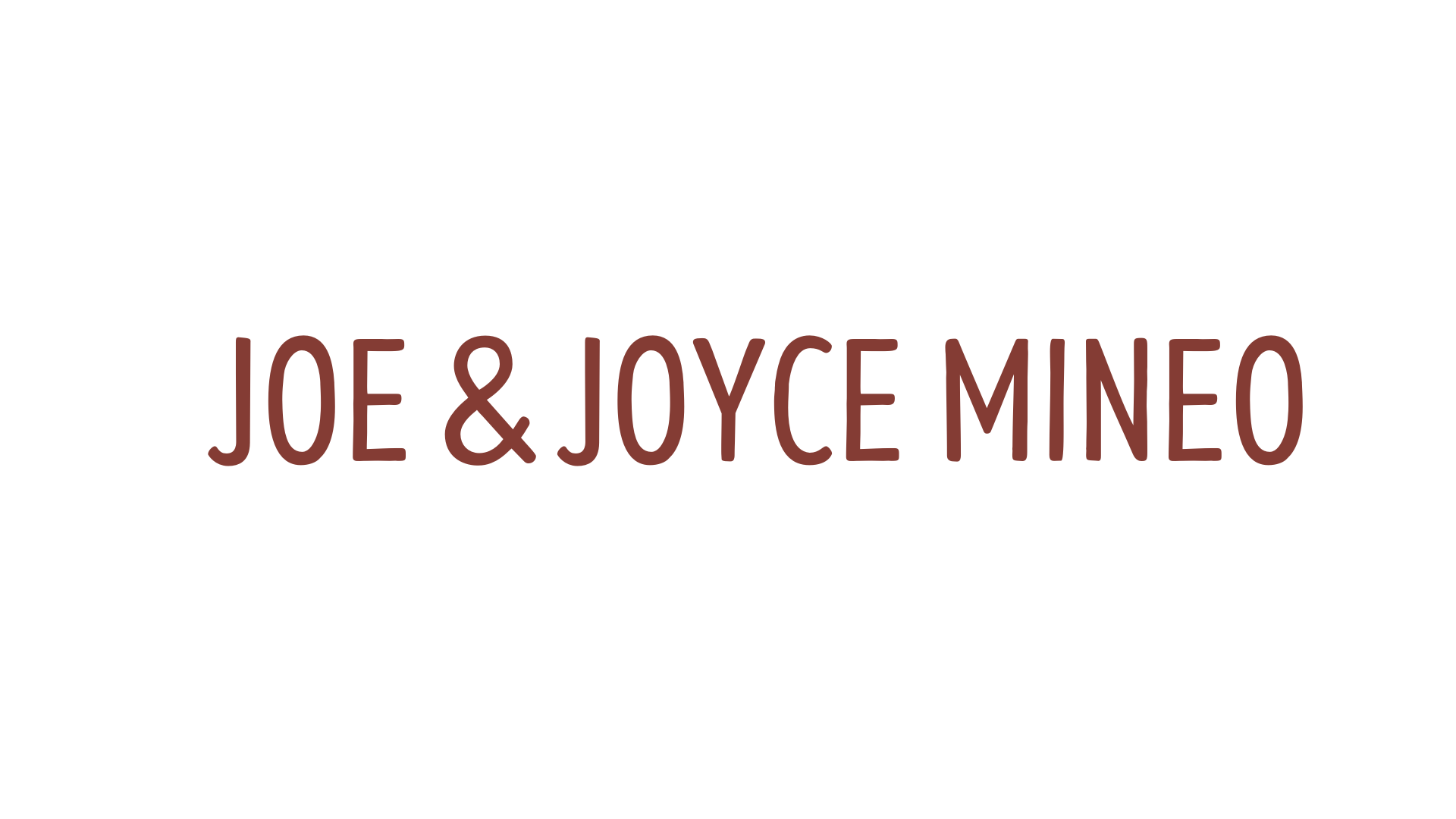 HEMLOCK Joe and Joyce Mineo