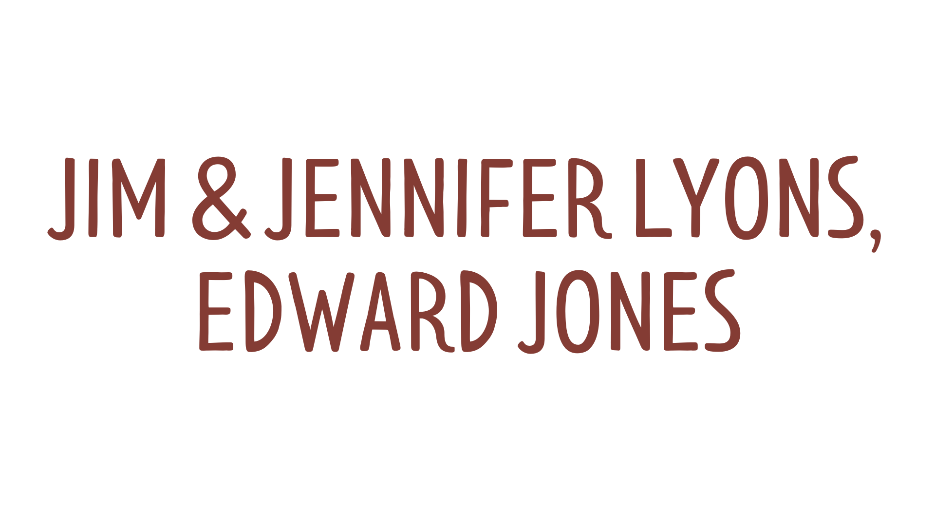 MAPLE Jim and Jennifer Lyons